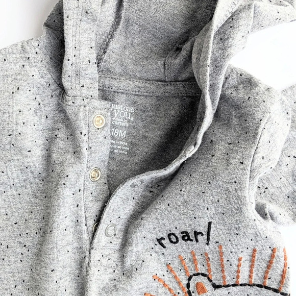Carter's Hoodie Romper - Picture 4 of 8